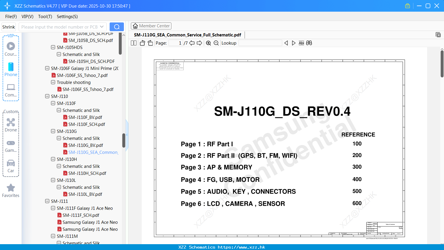 Samsung SM-J110G_SEA_Common_Service_Full_Schematic